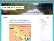 Tablet Screenshot of cfra-nc.org